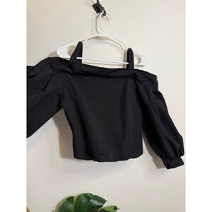 Women's Oak + Fort Blouse Top, Size Unspecified, Black